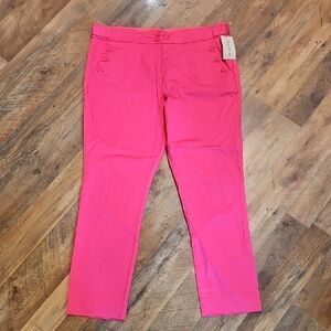 👖Sag Harbor Bright Pink Anke Pants